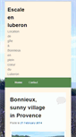 Mobile Screenshot of escalenluberon.com
