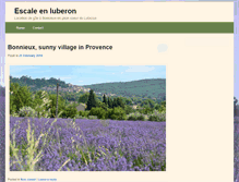 Tablet Screenshot of escalenluberon.com